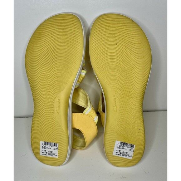 Cloudsteppers by Clarks Mira Lily Strappy Adjustable Sandals Buttercream Sz 10W - Picture 5 of 5